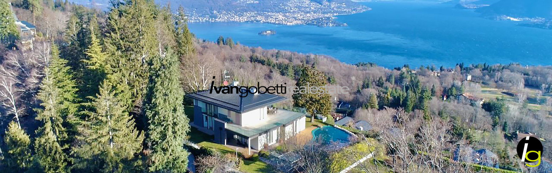 Lussuosa villa con magnifica vista lago e piscina a Stresa Lago Maggiore<br/><span>Codice prodotto: 160123