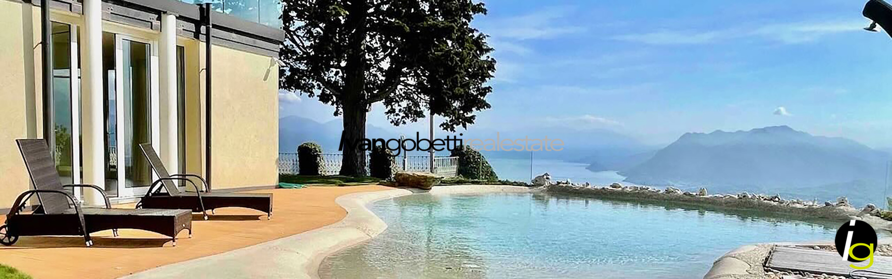 Lussuosa villa moderna con magnifica vista lago e piscina sulle colline di Stresa Lago Maggiore<br/><span>Codice prodotto: 160123
