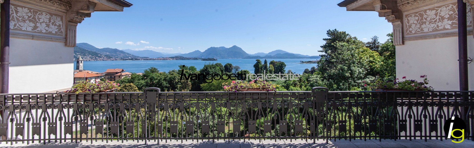 Luxury historic villa for sale on Lake Maggiore Baveno – Villa Gavazzeni<br/><span>Product Code: 110877