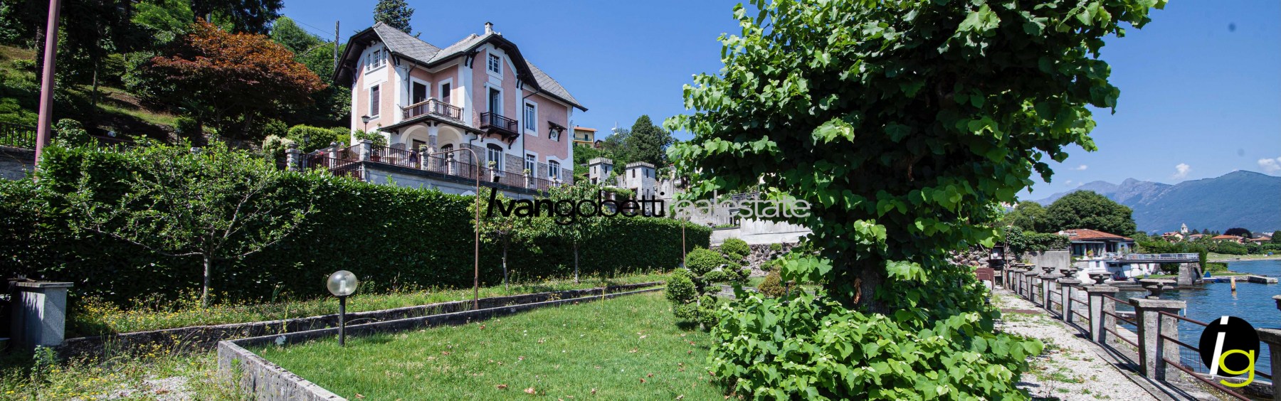Lago Maggiore Baveno Villa d’epoca affacciata sul Golfo Borromeo con piscina e darsena.<br/><span>Codice prodotto: 160822