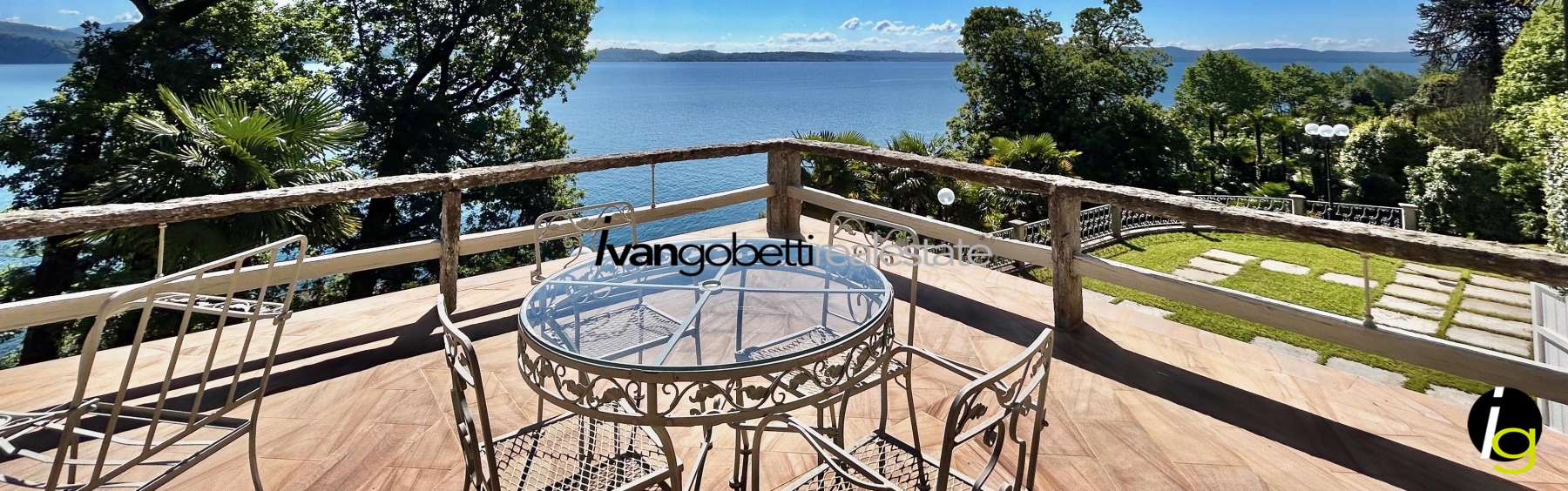 Lago Maggiore Stresa Villa con spettacolare vista lago e spiaggia privata<br/><span>Codice prodotto: 090425