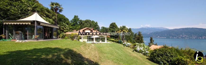 Spettacolare villa con piscina e vista mozzafiato sul Lago Maggiore